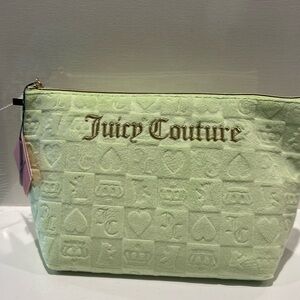 NWT Juicy Couture Travel Cosmetic bag with bottle.